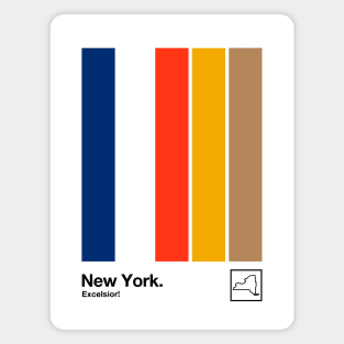 New York // Original Minimalist Artwork Design Magnet